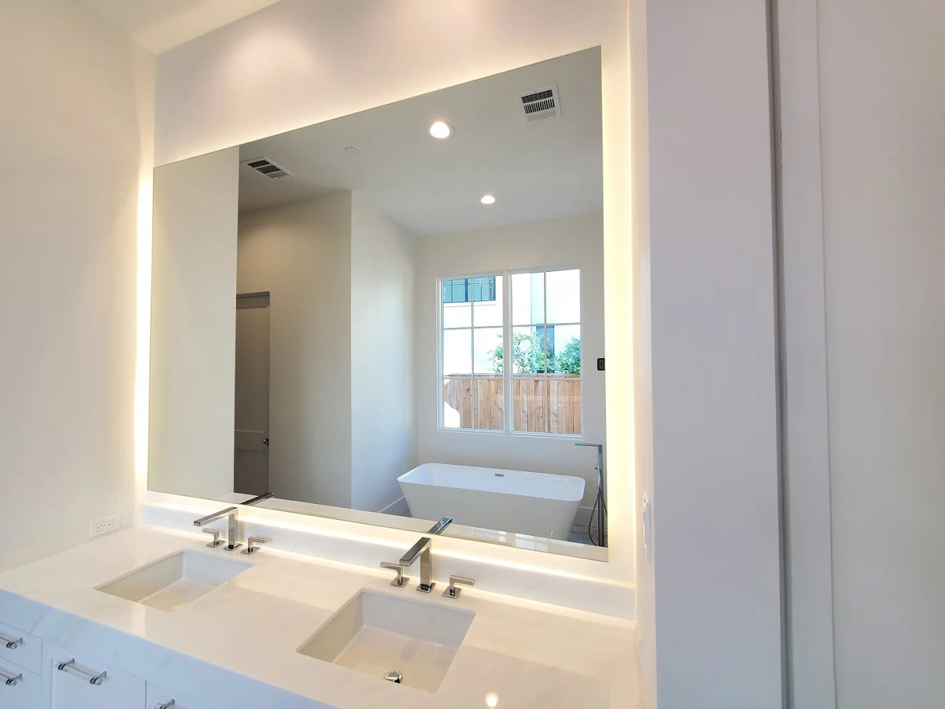 Frameless Mirror