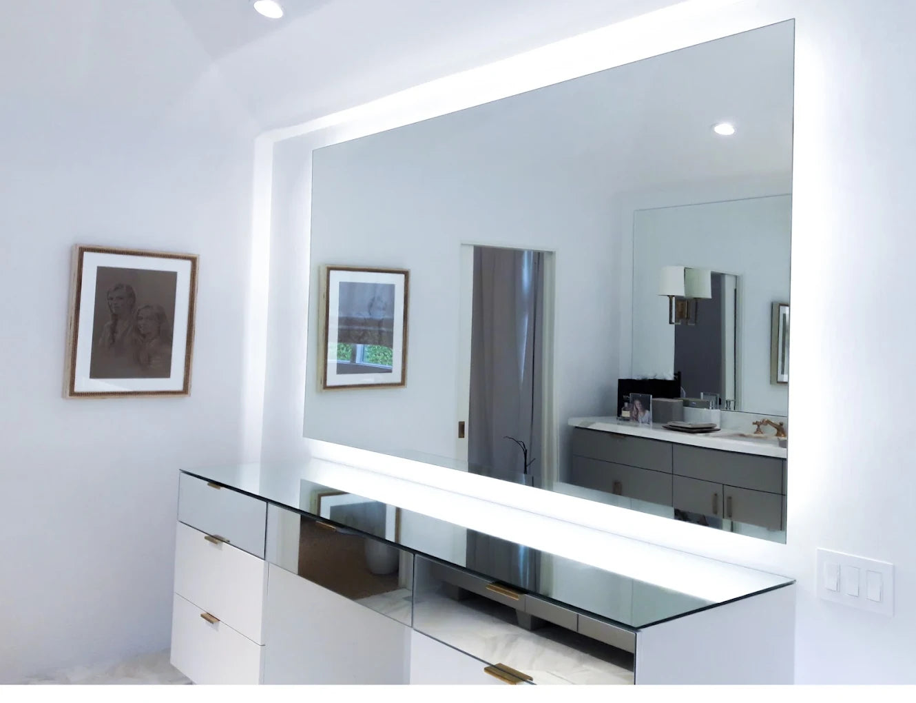 Frameless Mirror